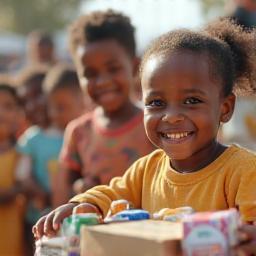 Program donasi nutrisi untuk anak-anak